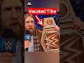 Top 5 Wrestlers Who Were Forced to Vacate Their Championships #wwe