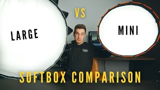 Large Softbox vs Mini Softbox comparison | Is the mini good enough?