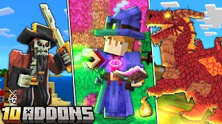 TOP 10 ADDONS PARA MINECRAFT PE 1.20+ (Bedrock)