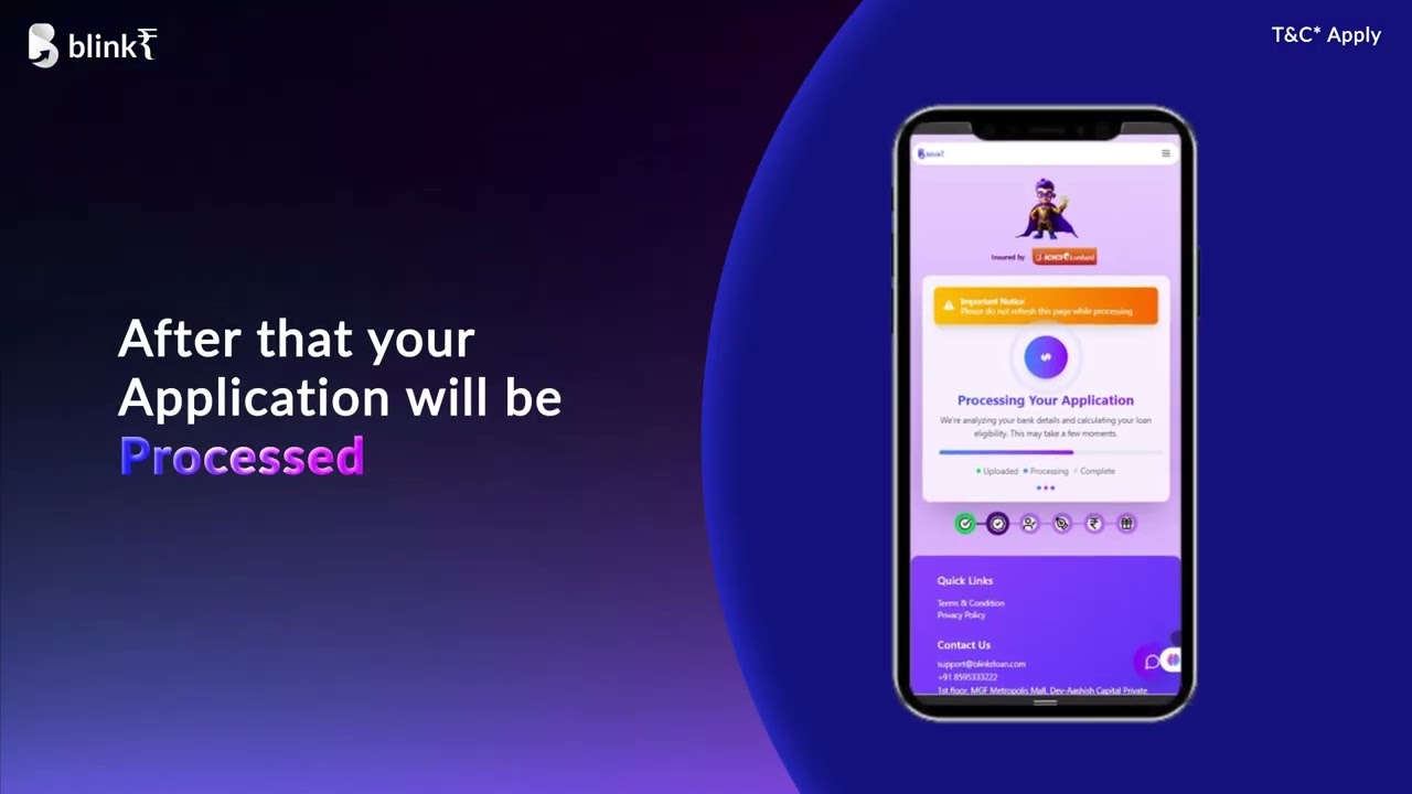 From apply to approve - see how easy getting a BlinkR Loan really is!