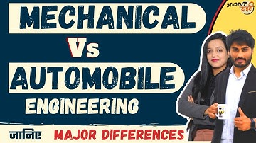 Mechanical and Automobile Engineering 2021 | Comparison | Scope | Placement | Salary | Top College