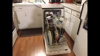 18' Compact Portable Dishwasher Setup and Demo  Kenmore Review