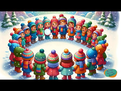 Гра із сніжкою Котиться котиться сніжка мала Текст С Намолова Озвучено ШІ