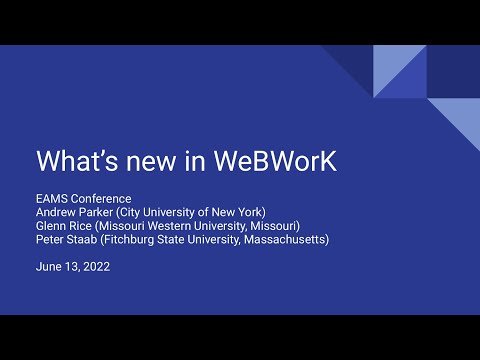 WeBWorK development update 2022