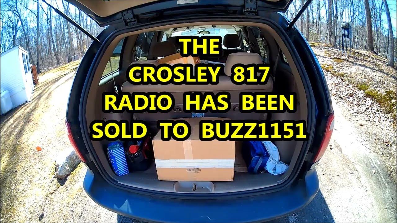The CROSLEY 817 Has Been Sold To BUZZ1151 YouTube