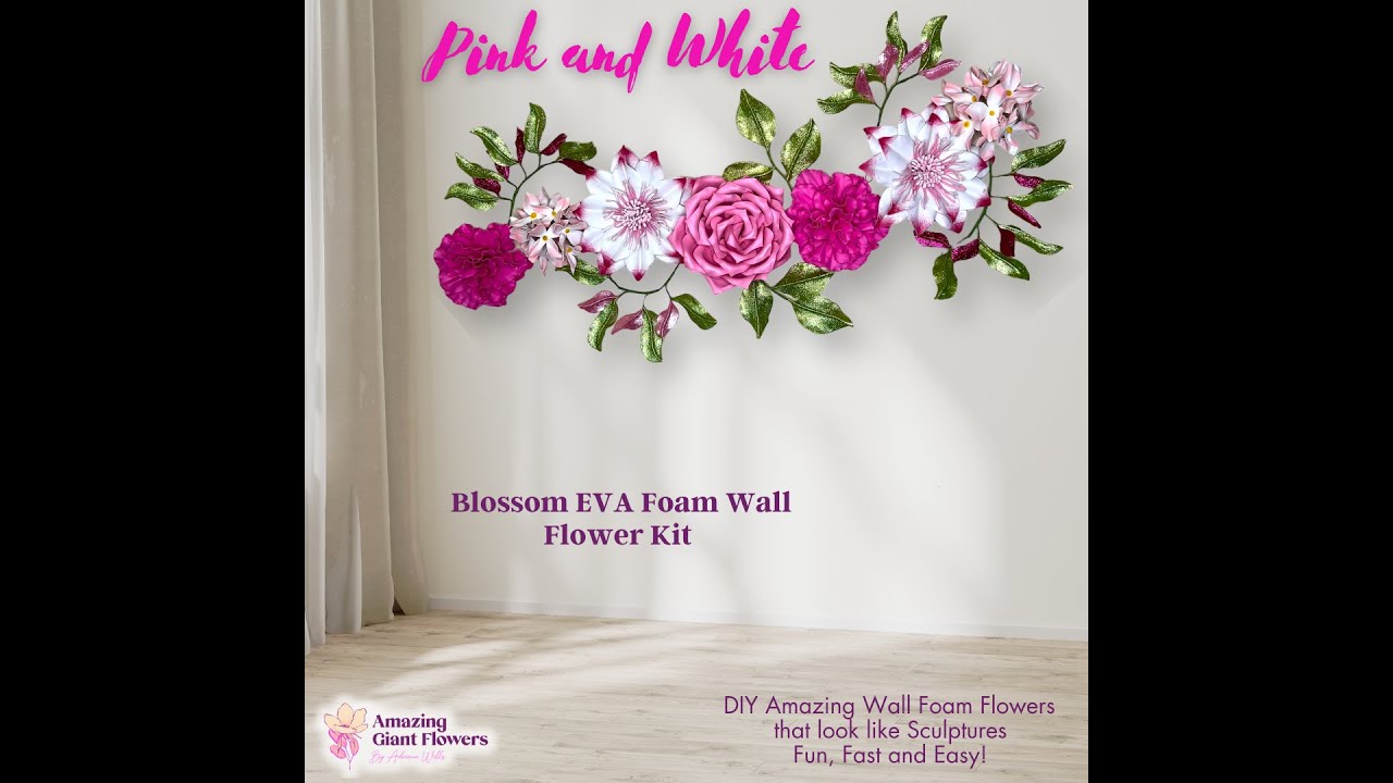 DIY Foam Wall Flower Kit Promo Video