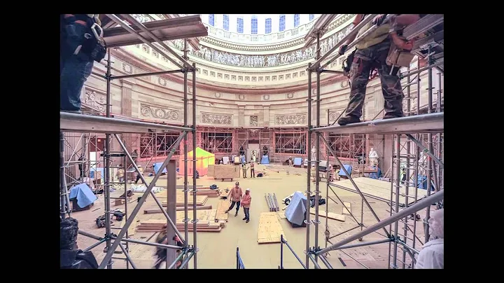 Rotunda Preparation for Capitol Dome Restoration