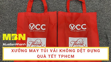 Xưởng may túi vải không dệt đựng quà Tết TPHCM | MuaBanNhanh
