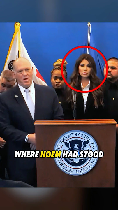 Did you notice Tom Homan’s actions? -2#shorts#kristinoem#tomhoman#celebrity#youtubeshorts