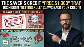 Free $1,000 IRS Retirement Match The Truth About the Saver's Credit (Form 8880)
