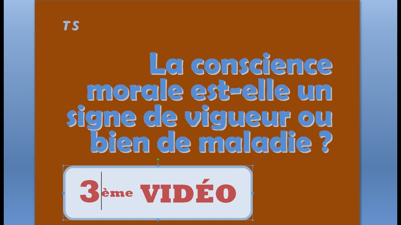 LA MORALE 3 Analyse de la notion de devoir moral avec Kant 2ème moitié