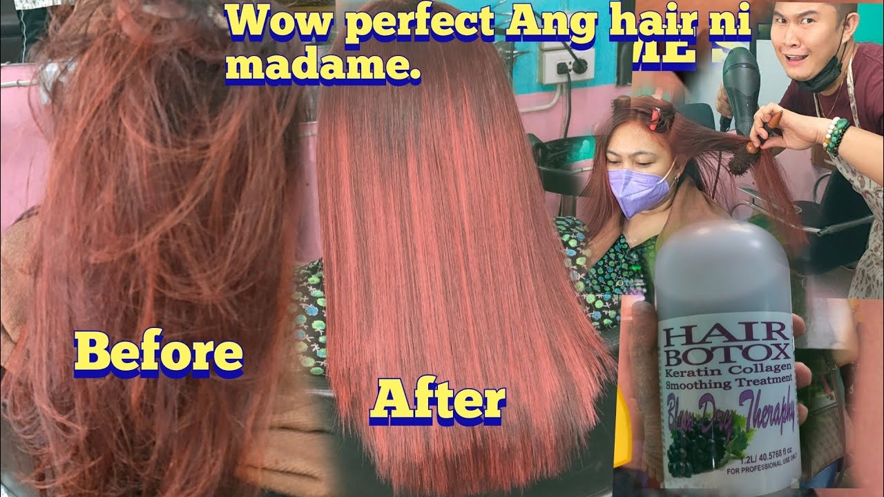 HOW TO USE HAIR BOTOX KERATIN COLLAGEN SMOOTHING TREATMENT. YouTube