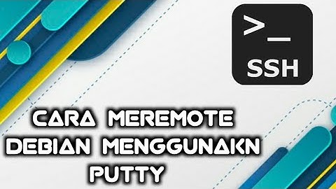 cara install SSH remote server di debian