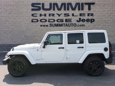 2015 JEEP WRANGLER UNLIMITED X 4 DOOR BRIGHT WHITE WALK AROUND REVIEW SOLD!  9679A  - YouTube