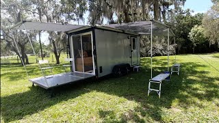 Cargo Trailer Camper Conversion/ Toy Hauler/ Tiny House?