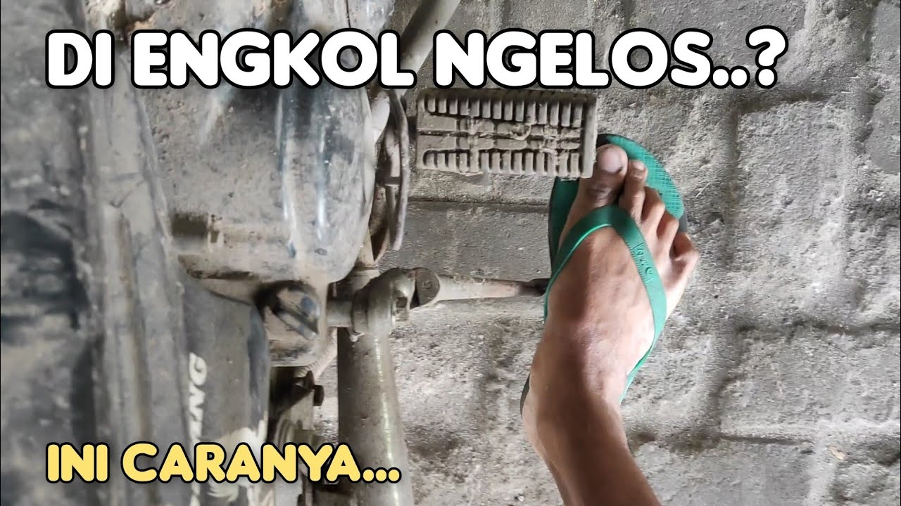 vega zr ngelos saat di engkol..? coba cara ini...