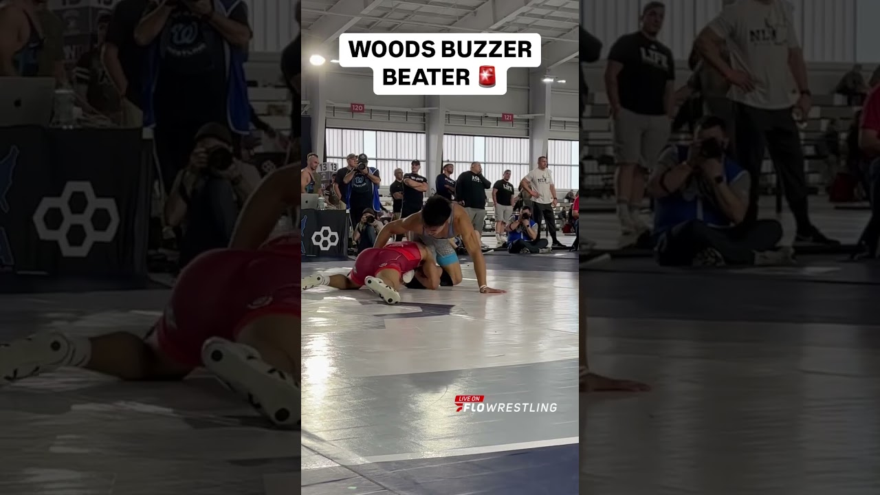 Real Woods used this last second takedown to move onto the semis at the World Team Trials!
