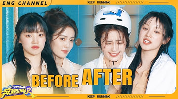 Water has power! Bai Lu & YUQI lost their hair cut😂|Keep Running S12|CLIP|EP11
