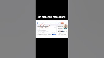 Tech Mahendra Mass Hiring | Freshers Recruitment Drive | Fresher Urgent Hiring | Direct Test join