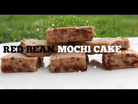 Mochi Cake With Red Bean
