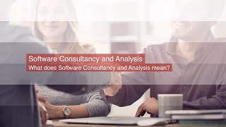 Software Consultancy And Analysis