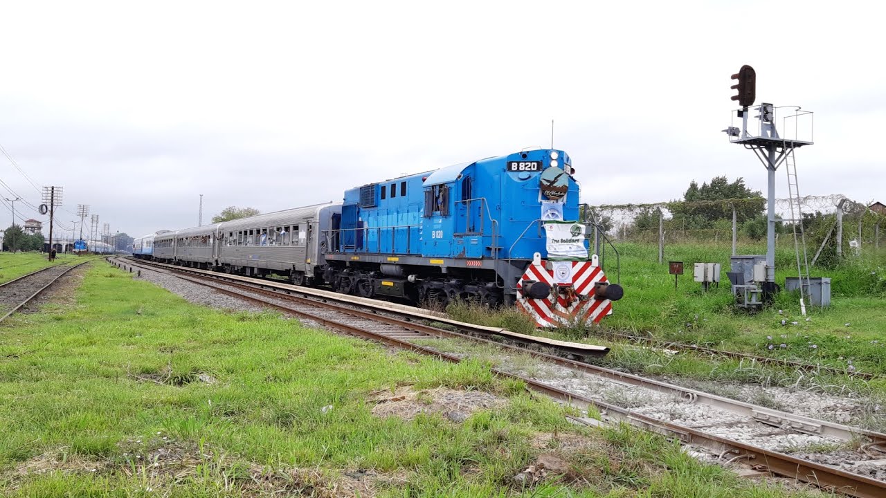 Tren Solidario n° 53 a Caucete (San Juan) con la ALCo RSD16 B820 (Ex ...