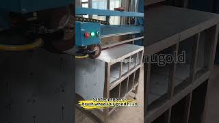 Heavy stainless steel cabinets grinding machine#flat surface finished machine#sink machines#metal