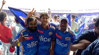 My First Time In Wankhede Stadium MIVS SHR Live lpl Match | Watching Ipl AtWankhede Stadium #ipl