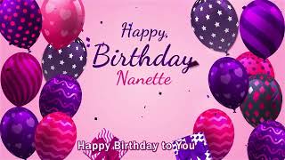 Happy Birthday Nanette | Nanette Happy Birthday Song