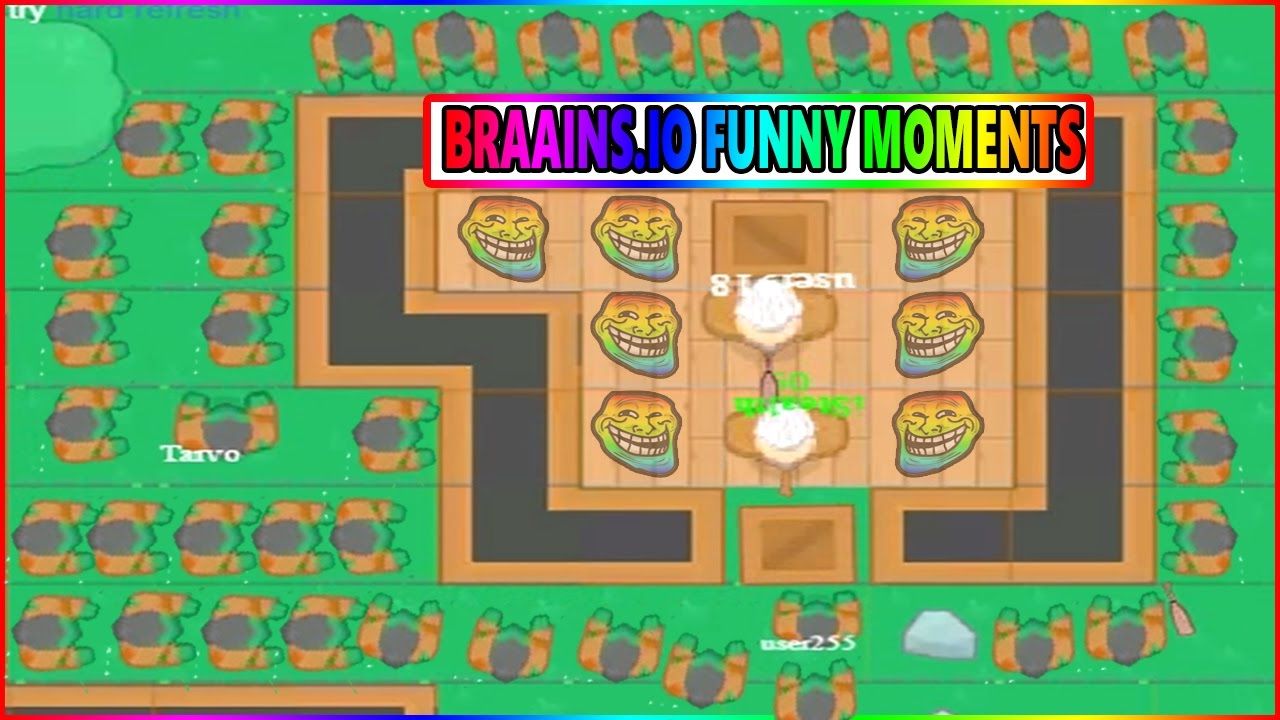 BRAAINS.IO FUNNY MOMENTS | GETTING SHOT BY A POTATO GUN & WINNING ZOMBIES BY ERROR (Braains.io)