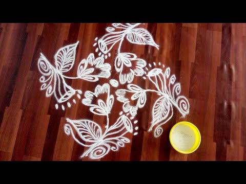 Very easy Simple and beautiful rangoli design || Muggulu Designs || # Master Of Rangoli