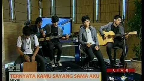 Nixie "Ternyata Kamu Sayang Sama Aku",performed at 8-11 (26/04)(Courtesy MetroTV)