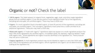 Is Food Labeled Organic More Nutritious Camellia Brown