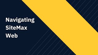 Navigating SiteMax on Web screenshot 5