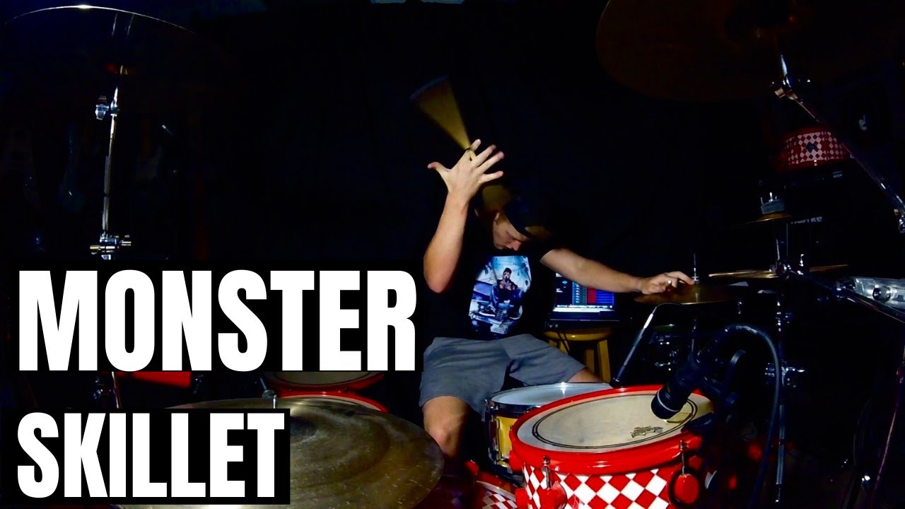 Skillet Monster Brett Jumper Drum Cover YouTube