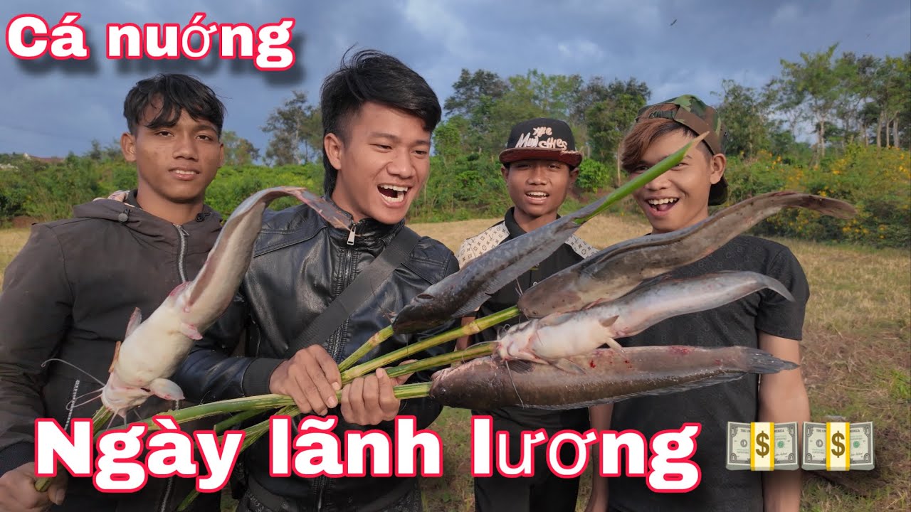 Y ĐIÊU CÙNG TEAM RA NGOÀI RUỘNG NƯỚNG CÁ | NGÀY LÃNH LƯƠNG 