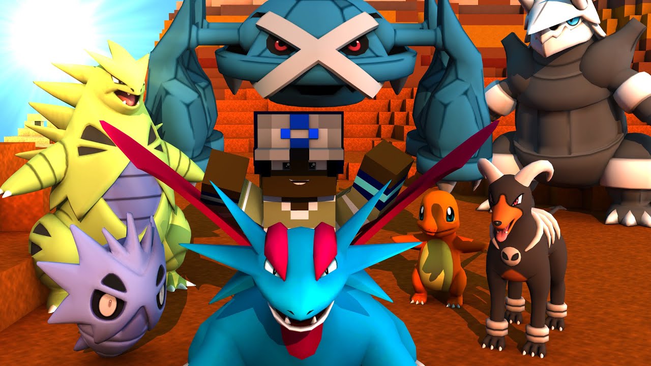 Pokemons de fogo mais fortes no Minecraft Pixelmon #pxbrvideo