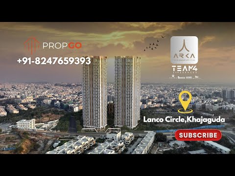 ARKA By Team 4 Life Spaces, Near Lanco Hills, Khajaguda, Hyderabad.Contact: +91-8247659393