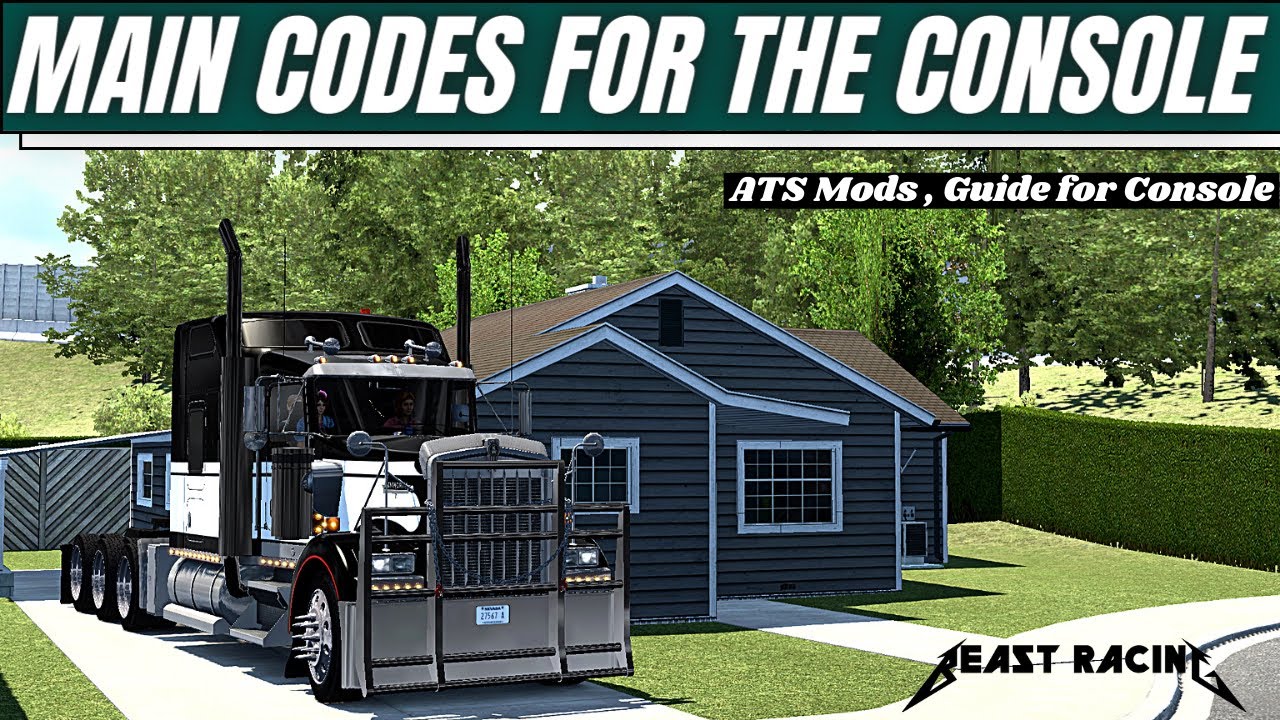 American Truck Simulator | Main Codes for The Console [ATS 1.41/1.40 ...