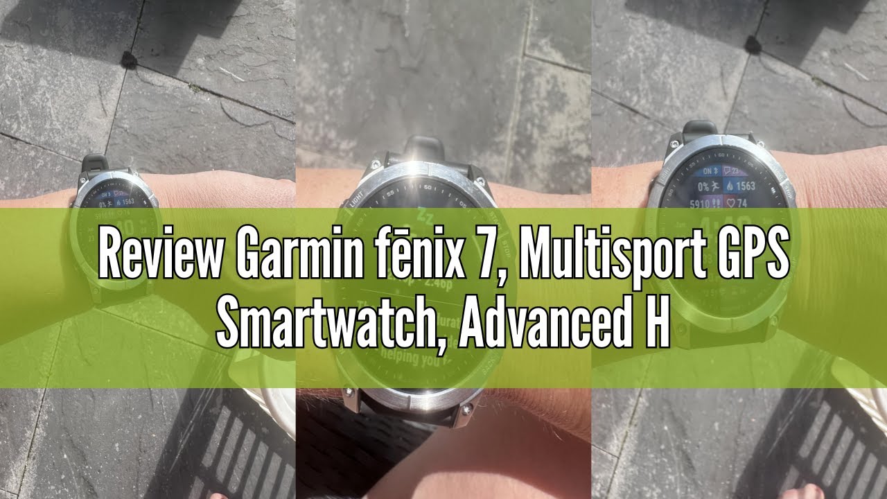 Review Garmin fēnix 7, Multisport GPS Smartwatch, Advanced Health and Training Features, Touchscreen