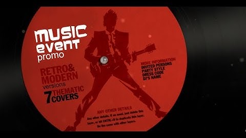 Music Event Promo - After Effects Template