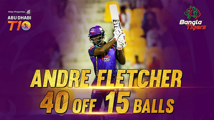 Andre Fletcher I 40 off 15 balls I Match 8 I Man o...