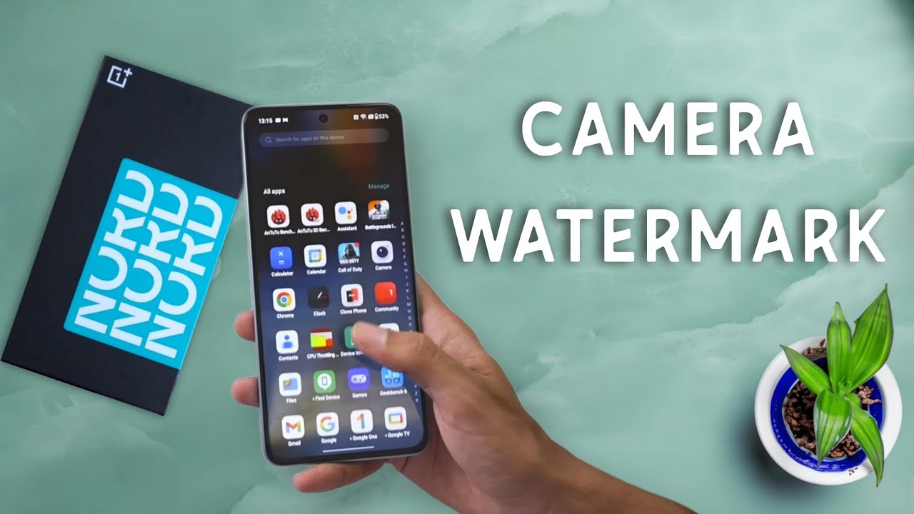OnePlus Nord CE 4 Camera Watermark Setting, How to Add