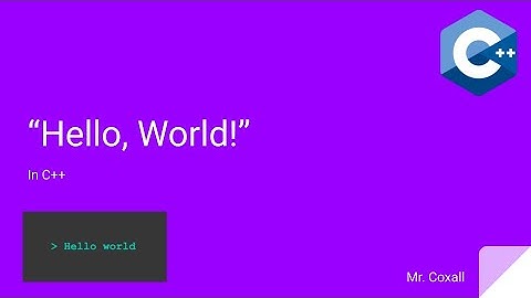 "Hello, World!" in C++ using Cloud9