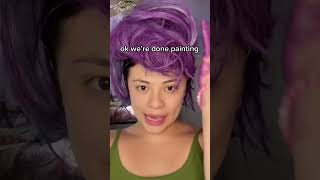 Turning myself into a purple minion 🤠🤘🏻 ||Samantha Eve||