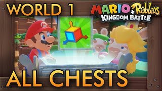 Mario   Rabbids Kingdom Battle - All Chest Locations  (World 1)