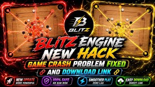 CARROM POOL 🔥 NEW HACK 😷 BLIT'Z ENGINE 🚂 ALL PROBLEMS FIXED 👍🏻 100% WORKING 😱 #carrom screenshot 2