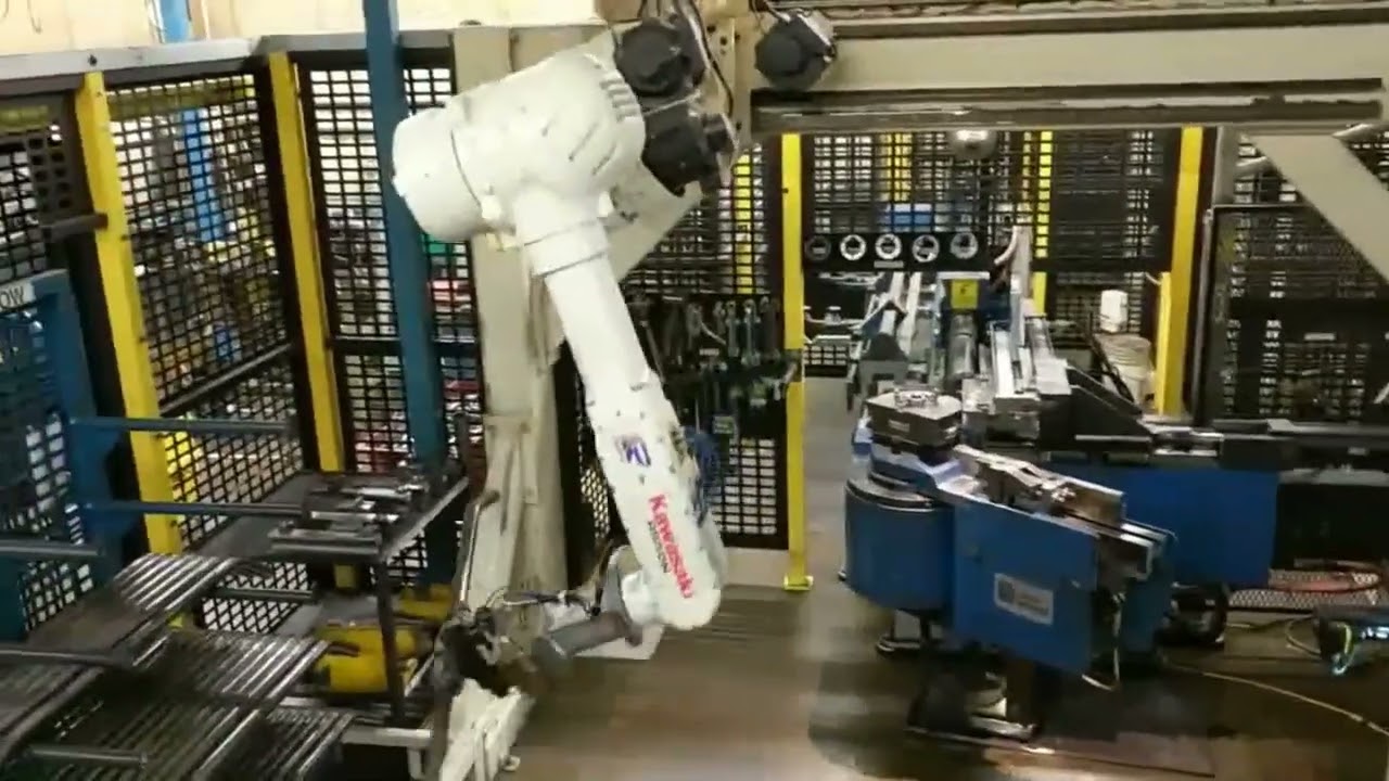 Kawasaki Robotics R series robots - YouTube