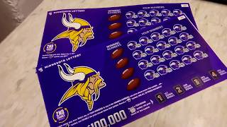 *** Vikings - Brand New $5 MN Lottery Scratchies ***