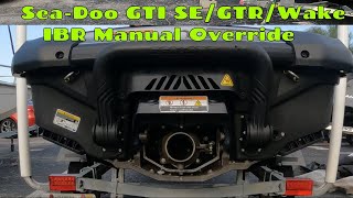 Sea-Doo GTI SE 170/GTR/Wake | How to Override IBR | Step-by-Step Guide